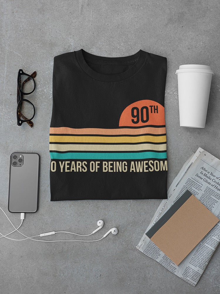 90 Years Of Being An Awesome Man Men's T-shirt