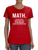Math Watermelons Women's T-shirt
