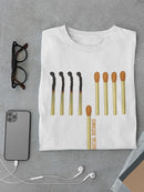 Social Distancing In Matches Men's T-shirt