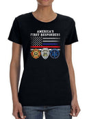 Americas First Responders Women's T-shirt