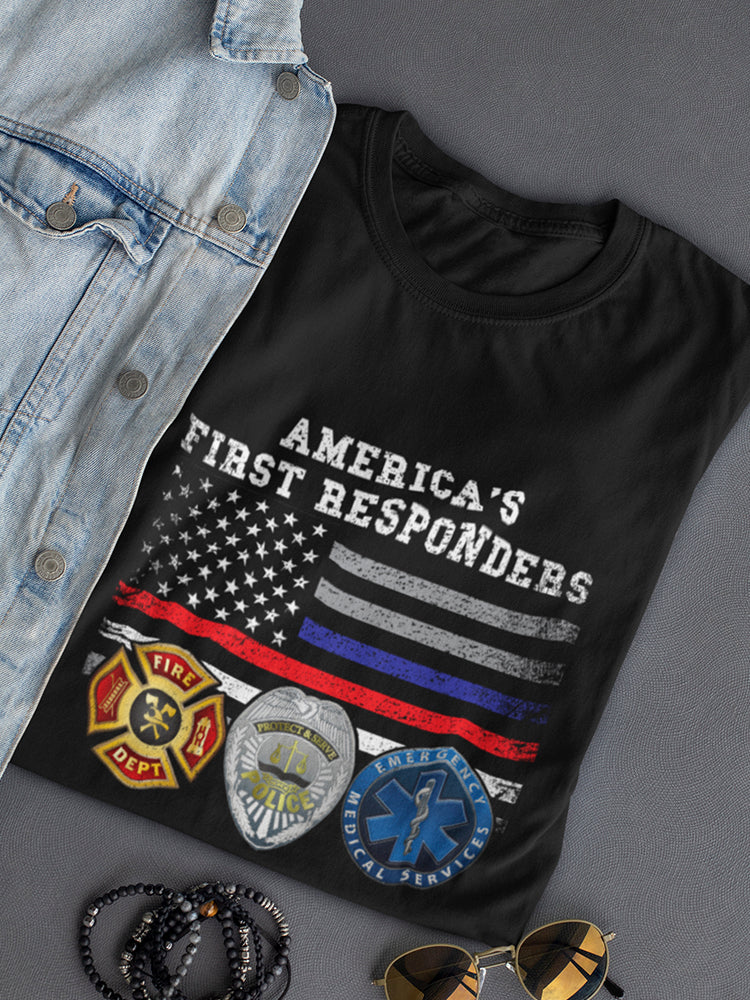Americas First Responders Women's T-shirt