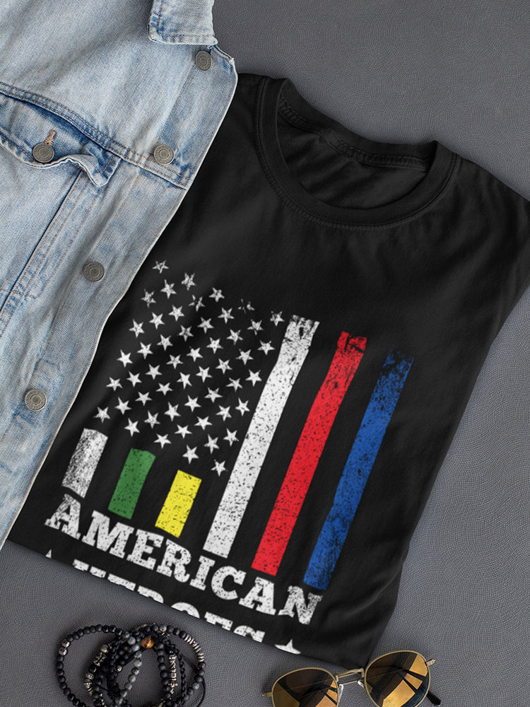 American Heroes U.s. Flag Women's T-shirt