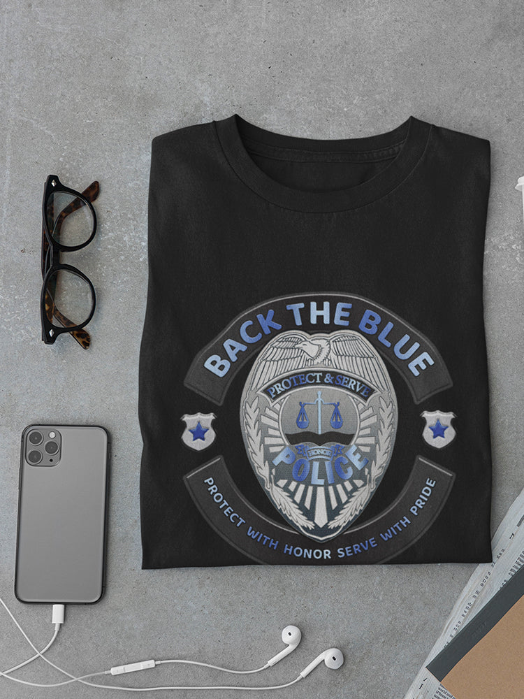 Back The Blue  Men's T-shirt