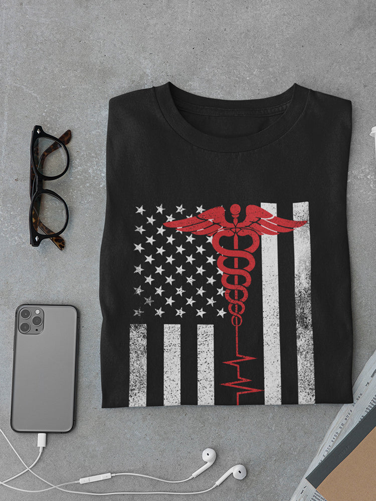 American Flag Hospital, Design Men's T-shirt