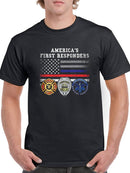 First Responders Of America Men's T-shirt