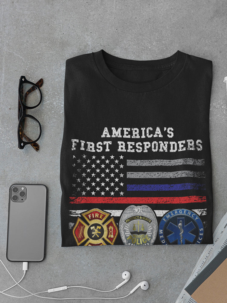 First Responders Of America Men's T-shirt