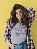 I'm Thankful For Happiness Women's T-Shirt