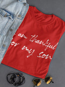 I'm Thankful For My Son  Women's T-Shirt