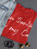 I'm Thankful For My Car Women's T-Shirt