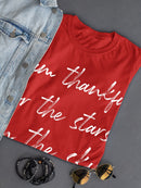I'm Thankful For Stars In Sky  Women's T-Shirt