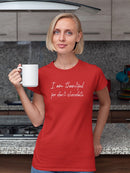 So Thankful For Dark Chocolate Women's T-Shirt