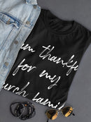 I'm Thankful For Church Family Women's T-Shirt