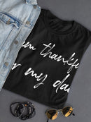 I'm Thankful For Dad Women's T-Shirt