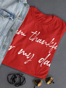 I'm Thankful For Dad Women's T-Shirt