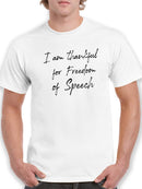 Thankful For Freedom Of Speech Men's T-Shirt