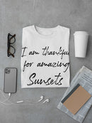 Thankful For Amazing Sunsets Men's T-Shirt