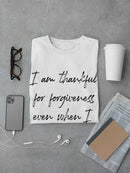 Thankful For Forgiveness Men's T-Shirt