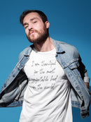 Thankful For A Comfortable Bed Men's T-Shirt