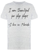 Thankful For Flip Flops Men's T-Shirt