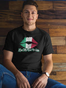 Kiss Me Im Italian Men's T-shirt