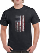 Grunge Us Flag Men's T-shirt
