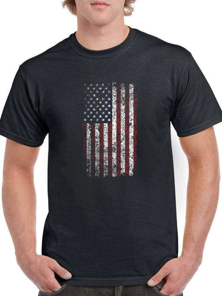 Grunge Us Flag Men's T-shirt