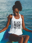 Blm Logo Women's Racerback Tank