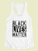 Blm Logo Women's Racerback Tank