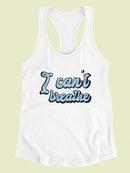 I Can't Breathe, Blm Women's Racerback Tank