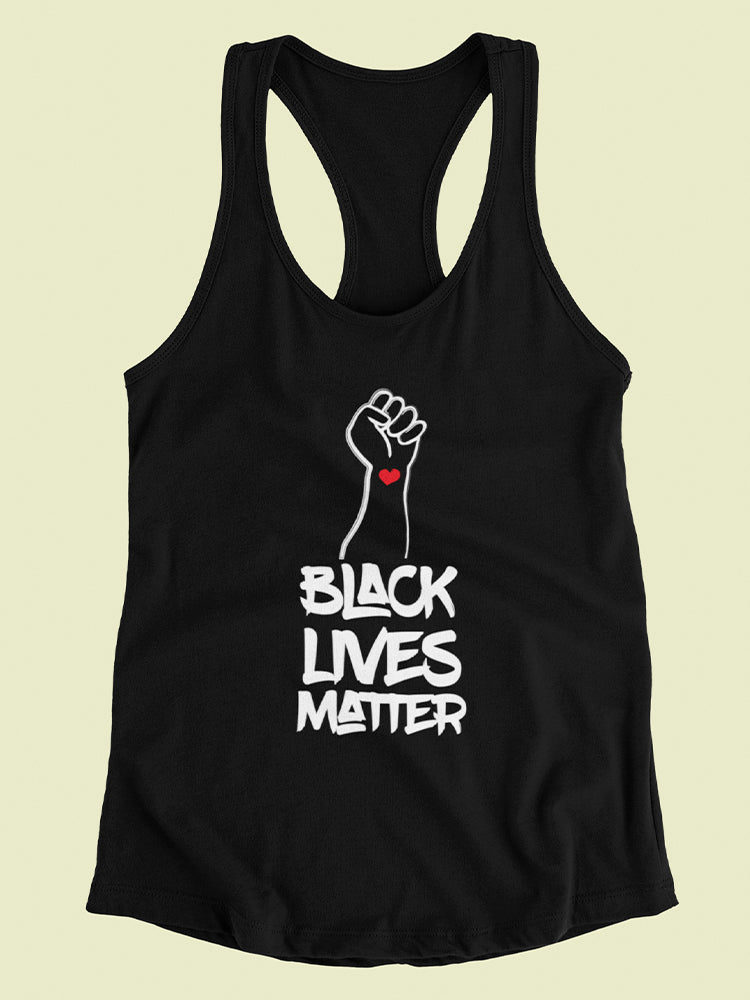 Black Lives Matter Movement Fist Women's Tank Top