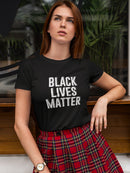 Lettering, Black Lives Matter Women's T-shirt
