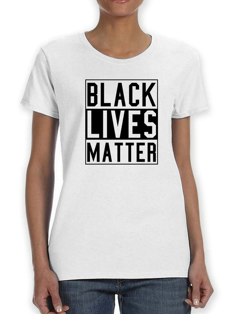 Logo Of Black Lives Matter Women's T-shirt