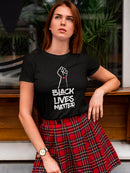 Fist Up, Black Lives Matter Women's T-shirt