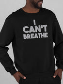 I Cant Breathe, Blm. Men's Sweatshirt