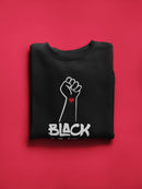 Black Lives Matter Fist Men's Sweatshirt
