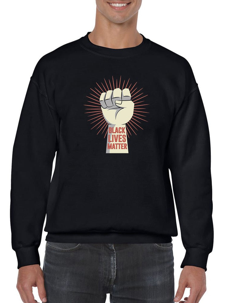 Blm Movement Fist Men's Sweatshirt