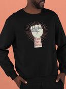 Blm Movement Fist Men's Sweatshirt