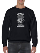 Say Their Names, Blm Movement Men's Sweatshirt