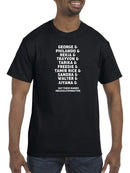 Blm Movement, Say Their Names Men's T-shirt