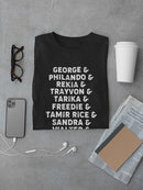 Blm Movement, Say Their Names Men's T-shirt