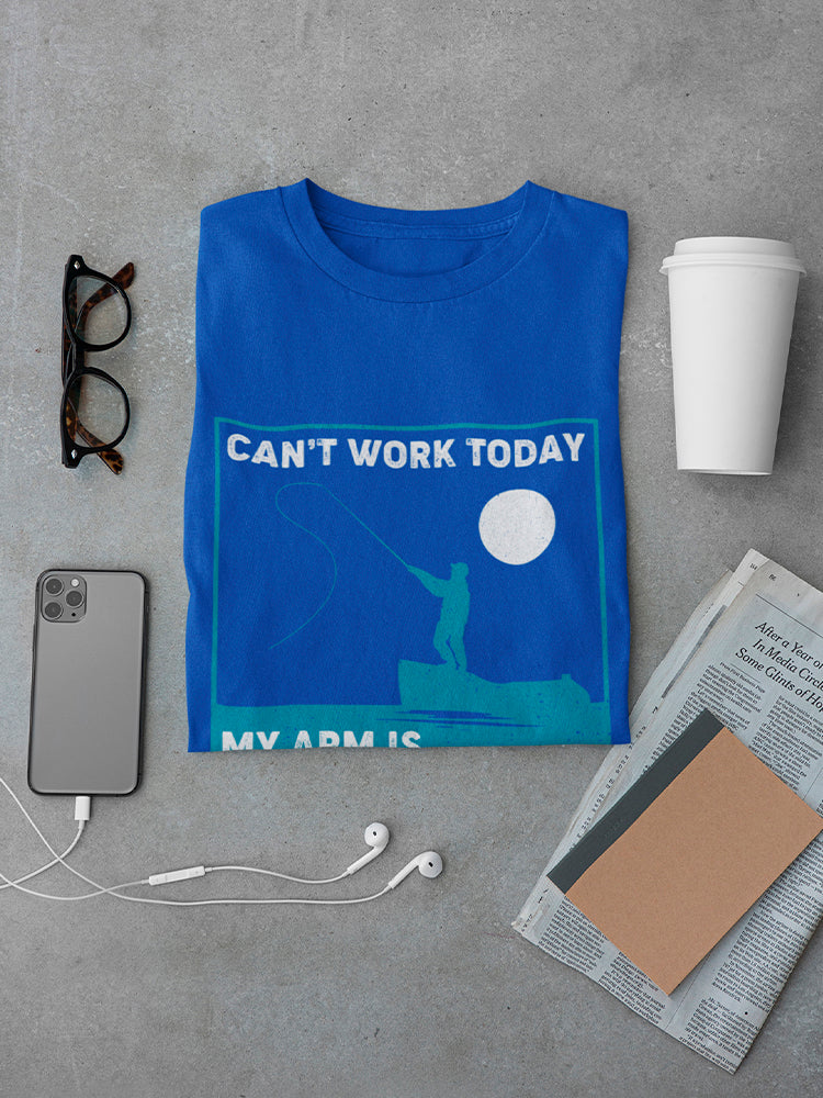 Can't Work Today, Arm In Cast  Men's T-Shirt