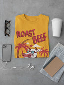 Roast Beef Funny Cow Design Men's T-Shirt
