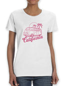 California Bus In The Sunset Women's T-Shirt