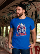 merica: Washington And Franklin Men's T-Shirt