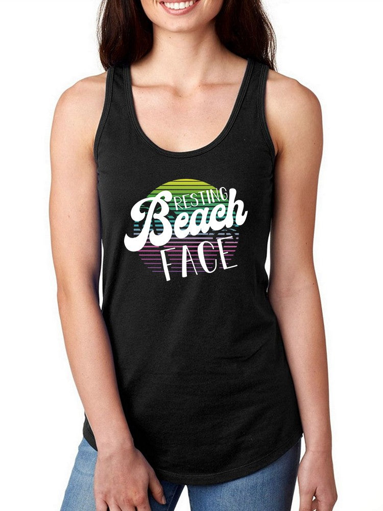 Resting Beach Face  Women's Tank Top