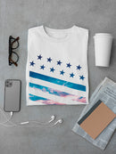 Stars And Stripes Landscape Men's T-shirt