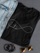 Faith Lettering Infinte Women's T-shirt