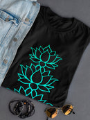 Flowers Neon Style Women's T-shirt