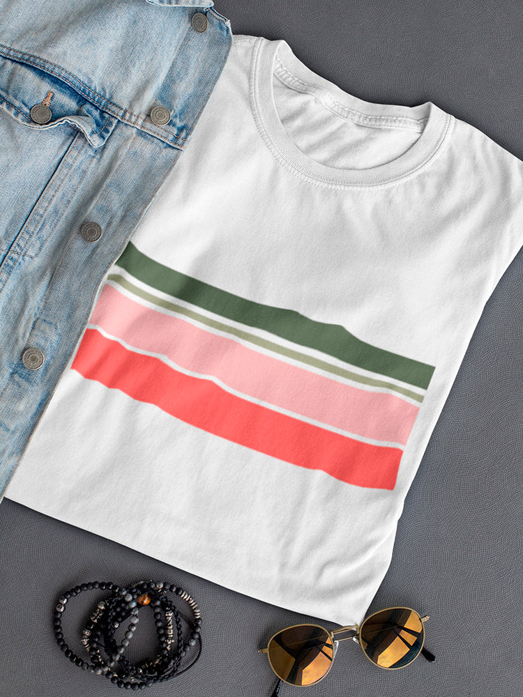 Retro Style Colorful Stripes Women's T-shirt