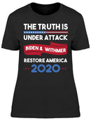 Truth Under Attack Biden Withmer Women's T-Shirt